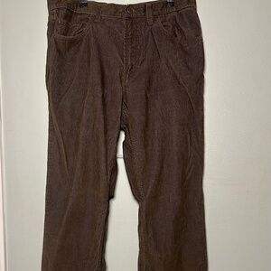 Banana Republic Women's Cotton Corduroy  Pants Nice Cedar Brown Color Sz 35/34